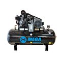 Mega Compressor Mega Power Compressor, 10HP, 120 gal Horizontal, 3PH 460V, TEFC Motor MP-10120H3-U460